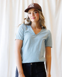 Scallop Tee