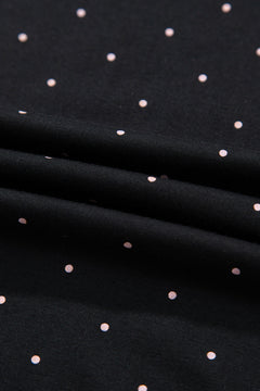 Polka Dot Long Sleeve Shirt & Pants Pajama Set
