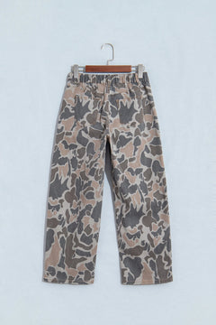 Camouflage Denim Patch Pocket Jeans