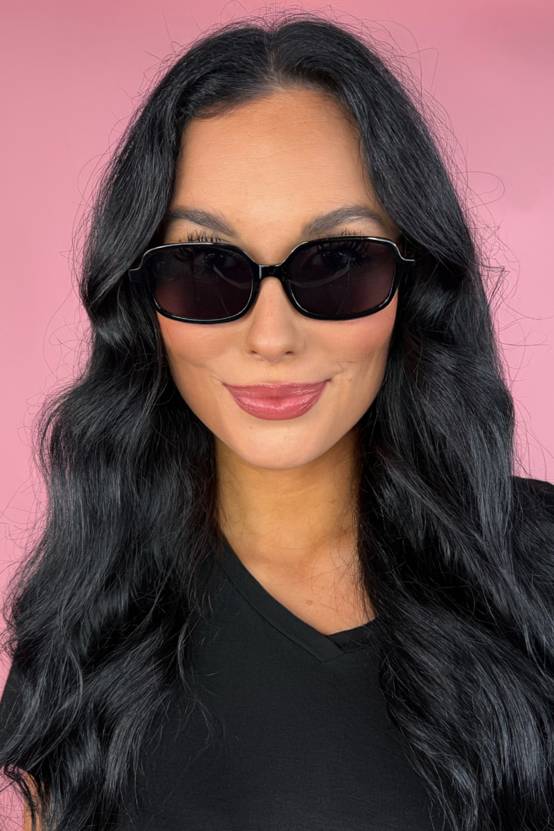 Bali Bound Sunglasses- Black