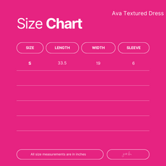 Ava Textured Dress