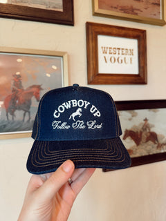 The Denim Follow The Lord Baseball Cap