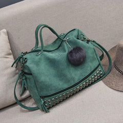 Rustic Charm Leather Shoulder Bag – Stylish Cowgirl Handbag