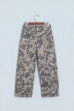 Camouflage Denim Patch Pocket Jeans