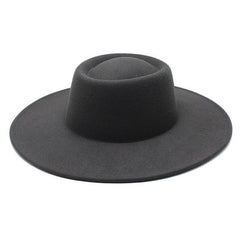 Ella Wide Brim Wool Jazz Hat – Stylish Felt Hat in 16 Colors
