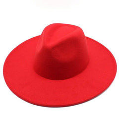 Modern Classic Felt Fedora – Stylish Wide Brim Wool Hat for Men and Women