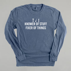 Knower Of Stuff, Fixer Of Things