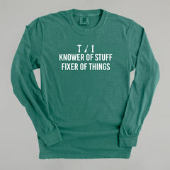 Knower Of Stuff, Fixer Of Things