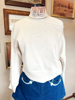 The Oden Top in Beige