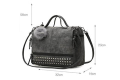 Rustic Charm Leather Shoulder Bag – Stylish Cowgirl Handbag