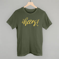 Cheers Gold Script + Sparkles