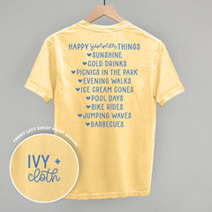 Happy Summer Things (Back Print)