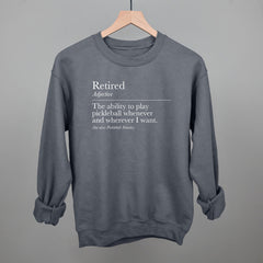 Retired Definition (Pickleball)