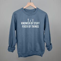 Knower Of Stuff, Fixer Of Things