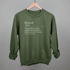 Retired Definition (Pickleball)