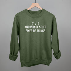 Knower Of Stuff, Fixer Of Things