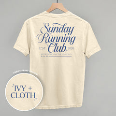 Sunday Running Club Script (Back Print)