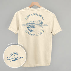 Just A Girl Who Loves The Lake (Back Print)