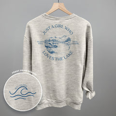 Just A Girl Who Loves The Lake (Back Print)