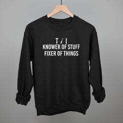 Knower Of Stuff, Fixer Of Things