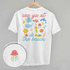 Sea Ya At The Beach (Back Print)