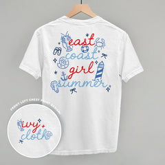 East Coast Girl Summer Doodles (Back Print)