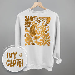 Floral Game Day Yellow (Back Print)