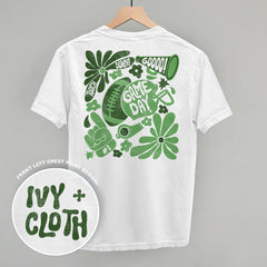 Floral Game Day Green (Back Print)