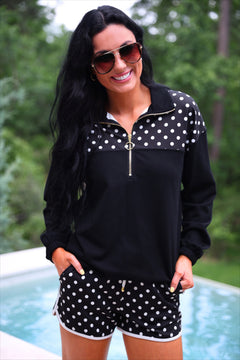 After Dark Polka Dot Everyday Shorts