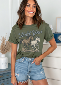 Hold Your Horses Graphic Tee