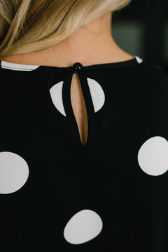 Pristine Condition Top and Bottom Polka Dot Set