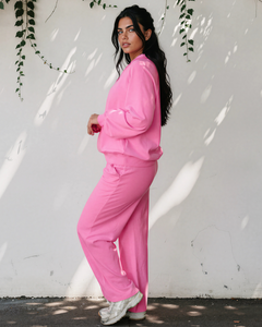 Addie Polo Lounge Set | Pullover & Drawstring Pants