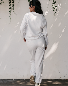 Addie Polo Lounge Set | Pullover & Drawstring Pants