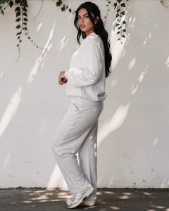 Addie Polo Lounge Set | Pullover & Drawstring Pants