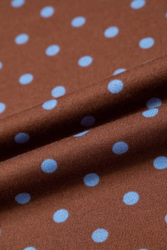 Polka Dot Long Sleeve Top & Wide Leg Pant Set