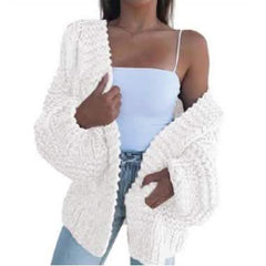 Women's Fashion Cable Knit Cardigan